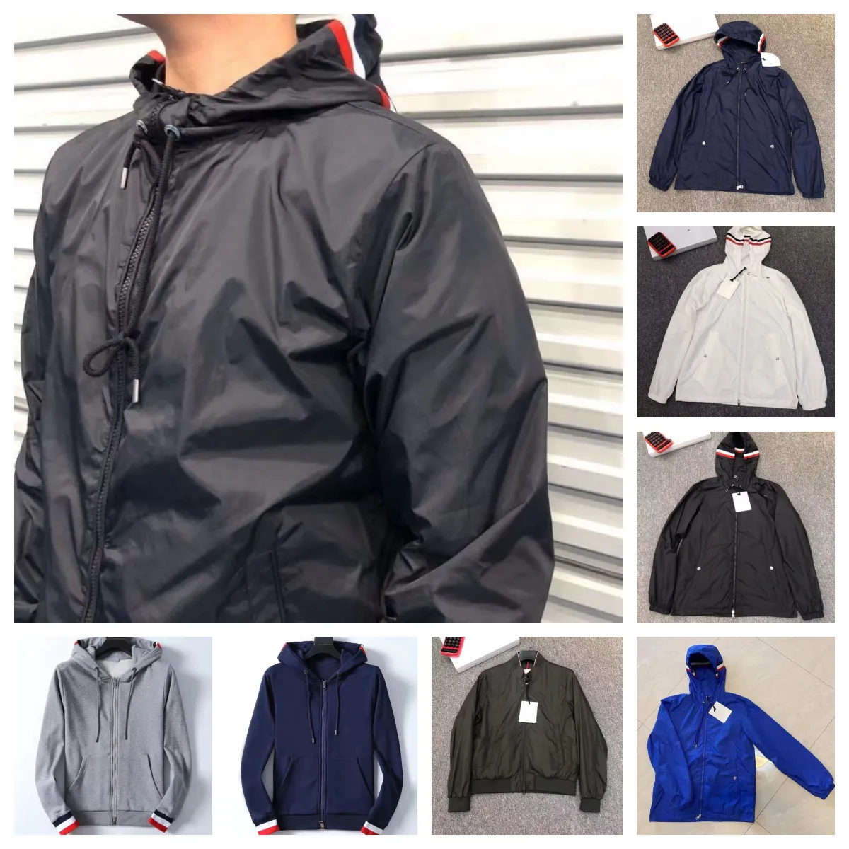 Jacket windbreaker mens hoodie varsity jacket mens women designer windbreaker hoodie waterproof spring and autumn hooded sports windbreaker sportswear jackets