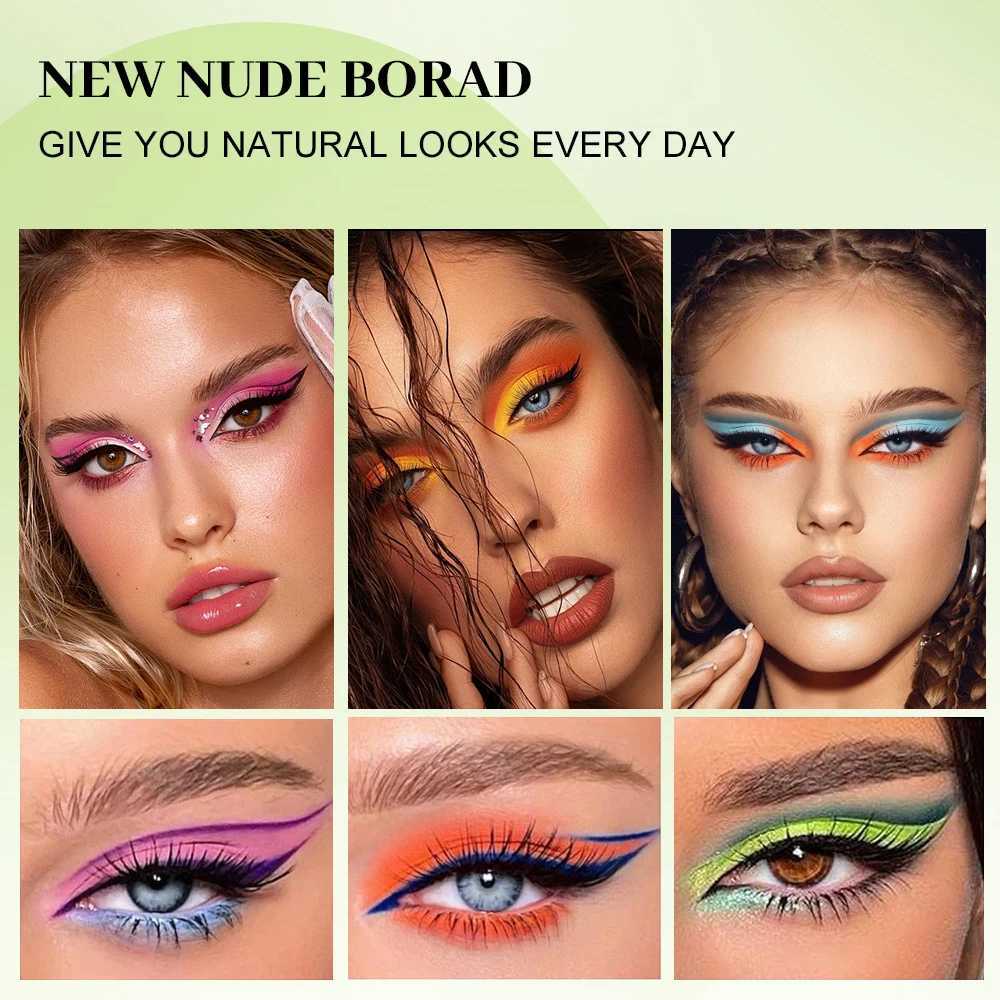 99 color rainbow eye shadow makeup board professional matte flash board durable eye shadow board suitable for womens cosmetics W241230