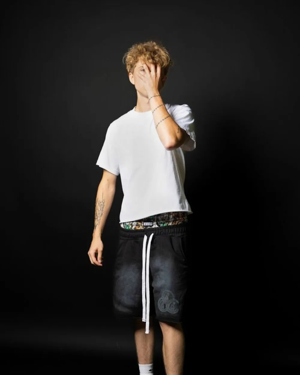 Y2K Camouflage Double Waist Shorts Harajuku Embroidered Casual Sports Shorts Mens Hip Hop High Waist Street Clothing Cotton Pants 241230