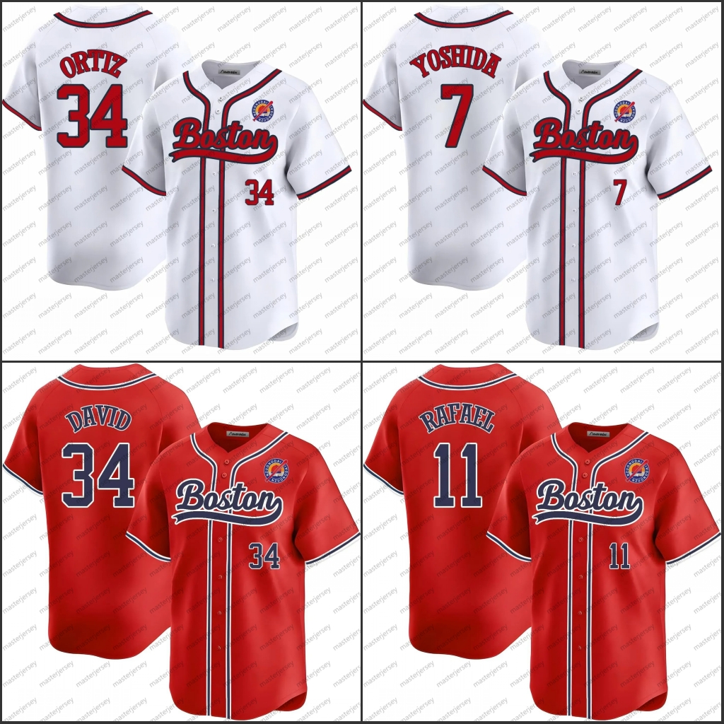 16 DURAN Baseball Jerseys ORTIZ YOSHIDA RAFAEL MASATAKA DEVERS JARREN Custom Men/Women/Youth Jersey