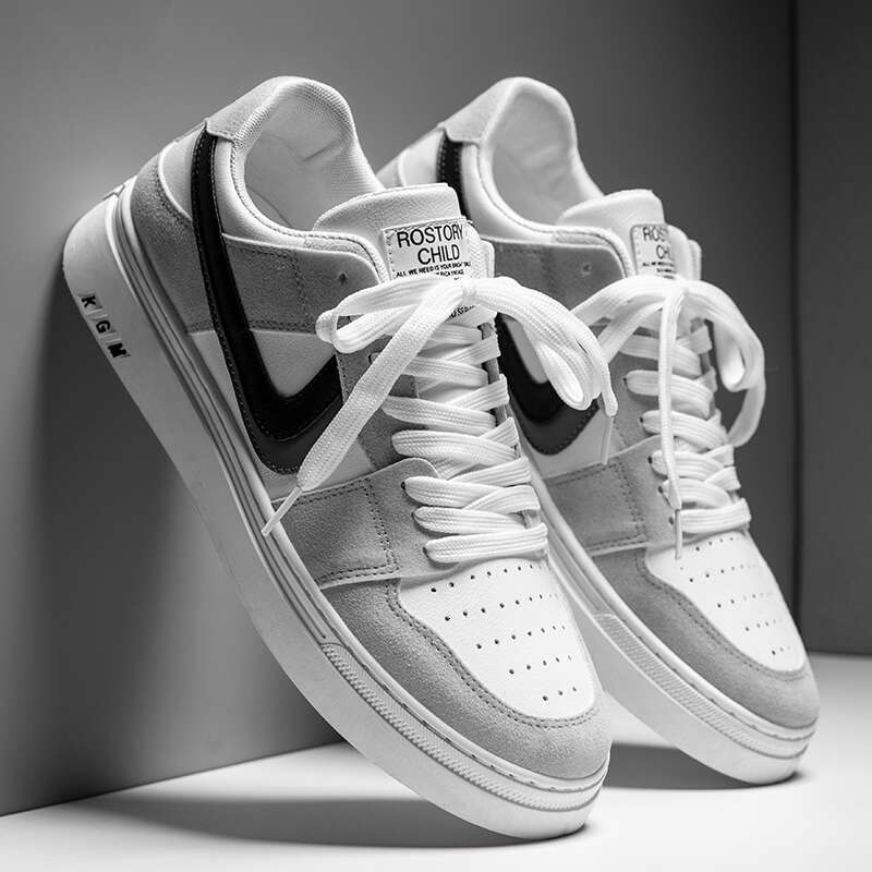 Student Spring Sports Board Fashion able and Breathable Four Seasons Skateboarding Trendy New Men's Casual Shoes