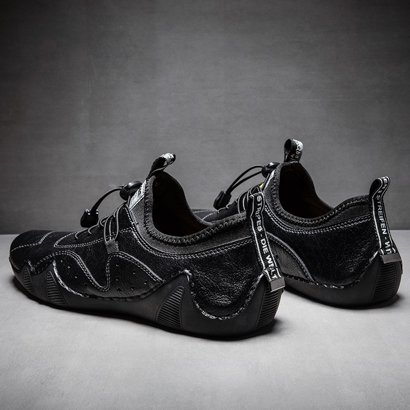 Leather Casual Sneakers For Driving 2024 New Fashion In Waterproof Men Doug Dress Loafers Shoes Footwear