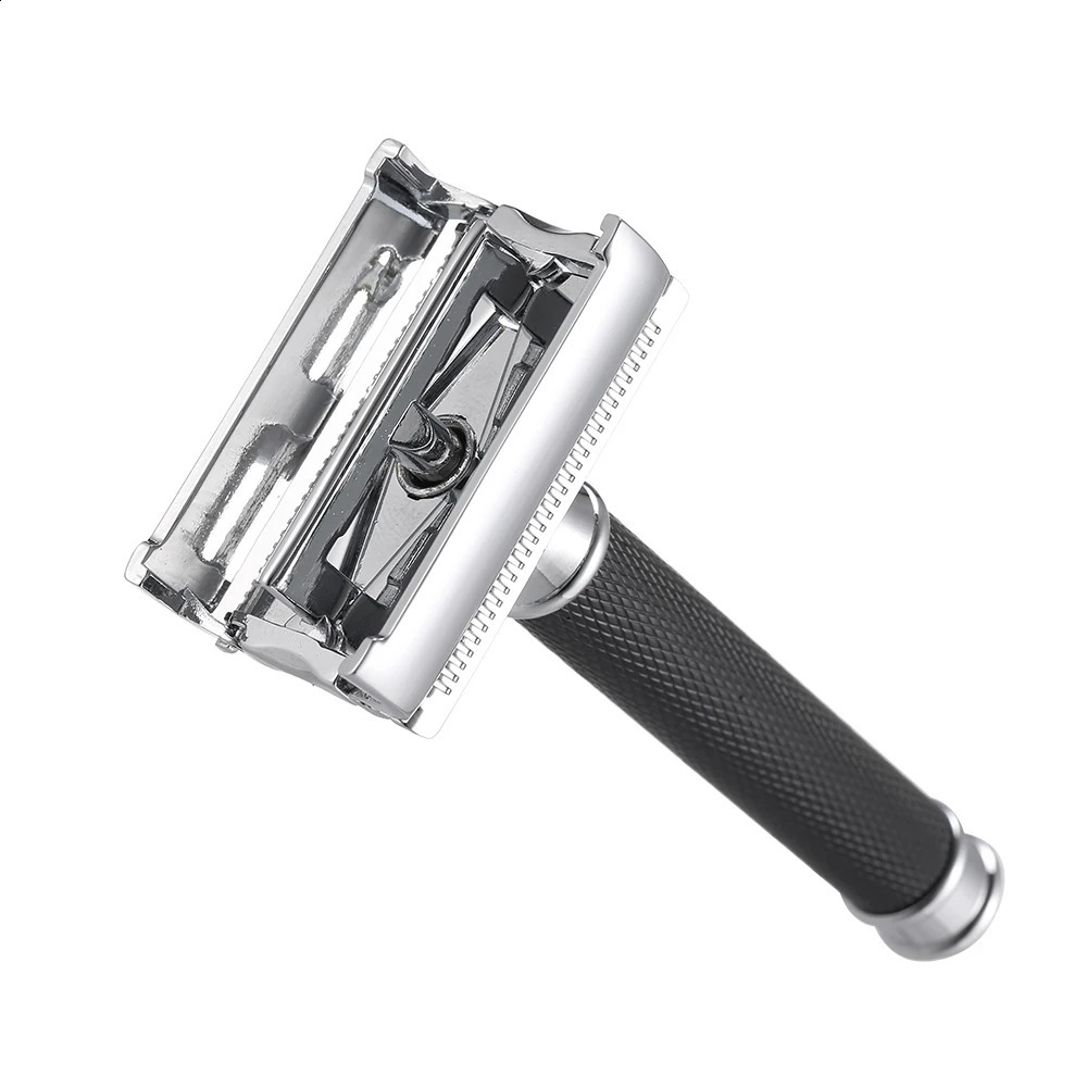Double Edge Safety Razor Butterfly Open Mens Shaving Razor Classic Manual Shaver for Men Face Cleaning Barber Accessories 241230