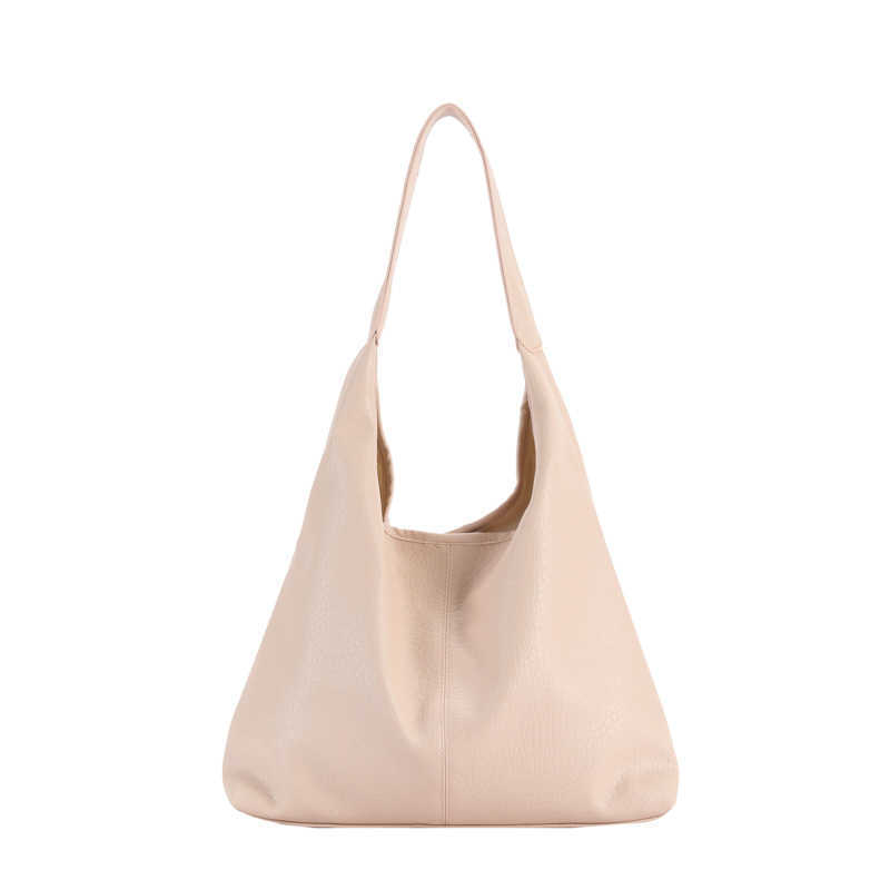 Large capacity bag for women's spring and summer 2023 new fashion shoulder bag, casual texture, mother and child bucket, commuting tote bag 24123