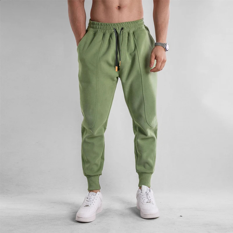 Men Jogger Pants Sport Casual Trousers Fashion Pocket Cargo Gym Sweatpants Quick Dry Training Jogging Man Clothing 241230
