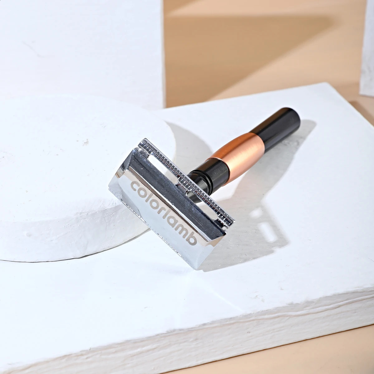 Colorlamb Safety Razor for Men Metal Handle 11CM Double Edge Classic Manual Barber Razor 241230