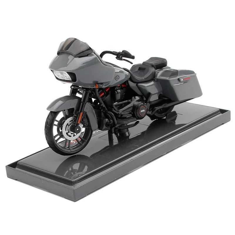 Maisto 1/18 Harley Davidson 2018 CVO Road Glide Motorcycle Model Toy Vehicle Collection Shork Absorber off-road toy car W241231