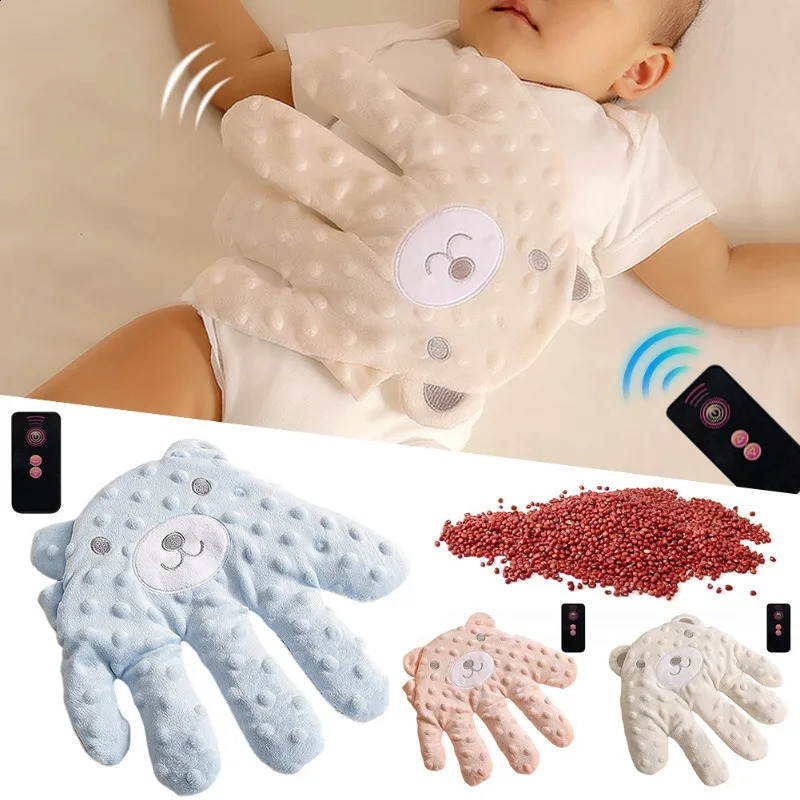 Soothing Baby Sleep Aid Pillow Babies Soothing Palms Baby Sleep Aid Infant Calming Sleeper Remote Control Hand Palms for Toddler 241227