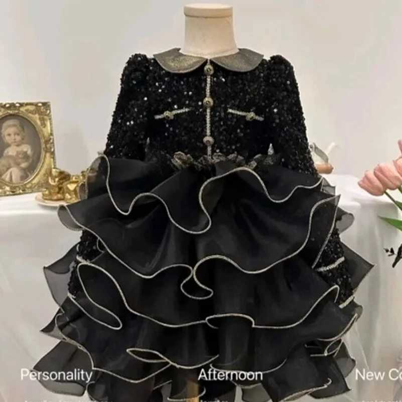 Childrens Halloween Princess Role Play Par Dress Summer Fashion Fluffy Short Skirt Girl Birthday Costume Childrens Clothing W241231