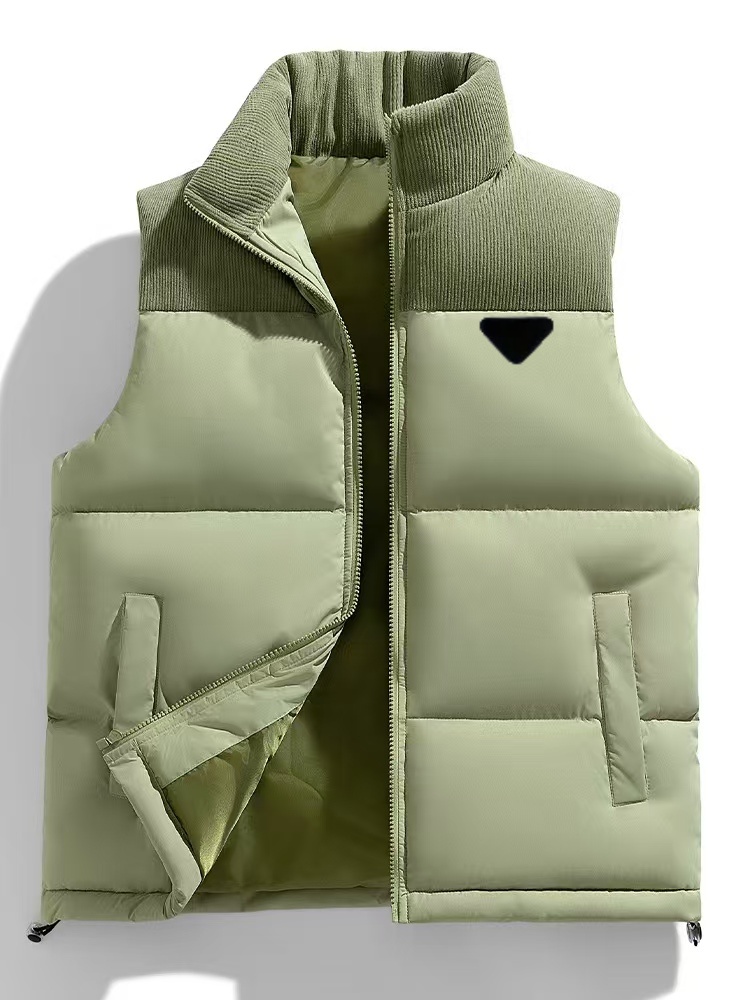 Designer Down Cotton Vests 2024: Men's & Women's Winter Warm Lightweight Casual Jackets