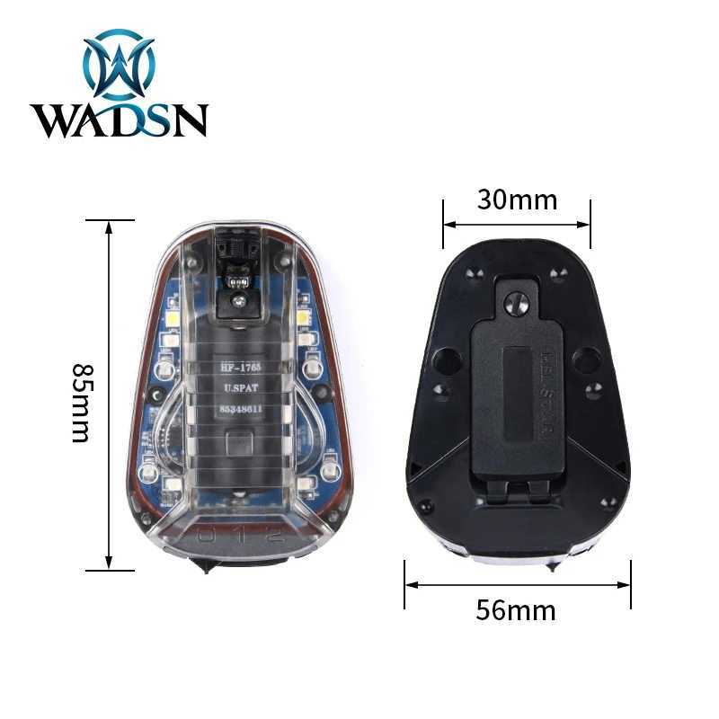 WADSN HEL STAR 6 GEN3 Airsoft sports helmet light blue green red infrared strobe waterproof outdoor survival safety signal flash W241231