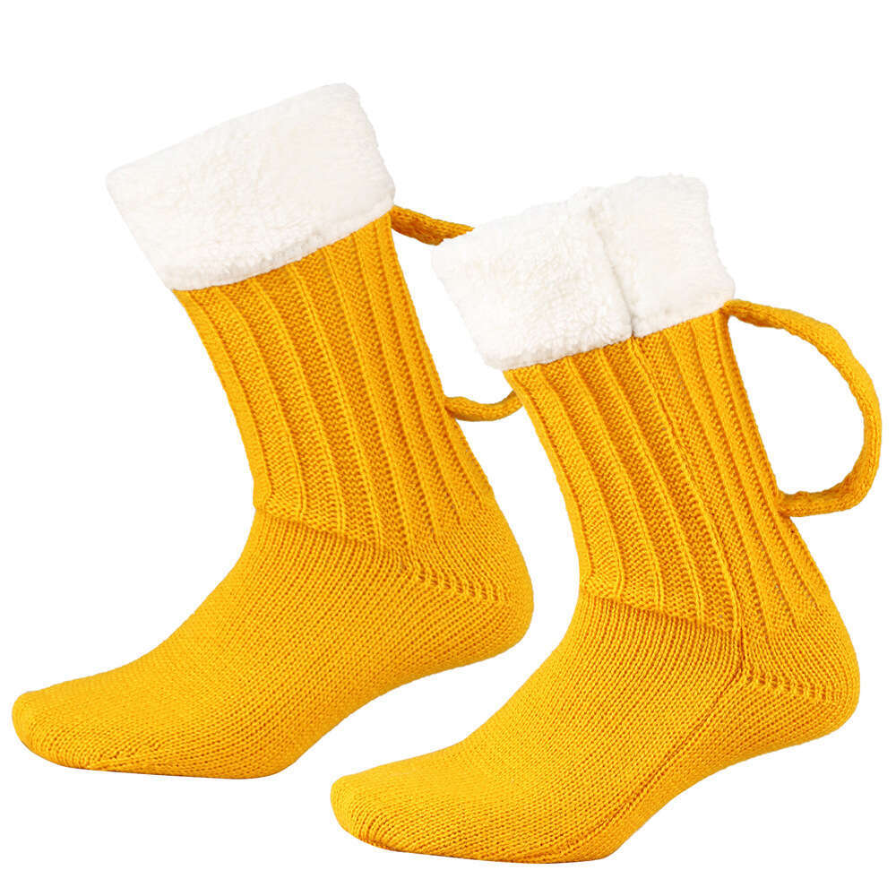 3D Creative Knitted Foot Cover Christmas Or Warm Beer Socks