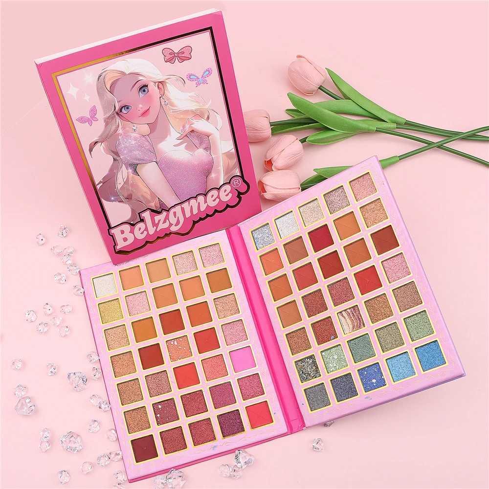BELZGMEE 70 Colors Beauty Girl Matte Eye Shadow Palette Book Glitter Color eye shadow Professional eye shadow Makeup DIY Role Play W241230