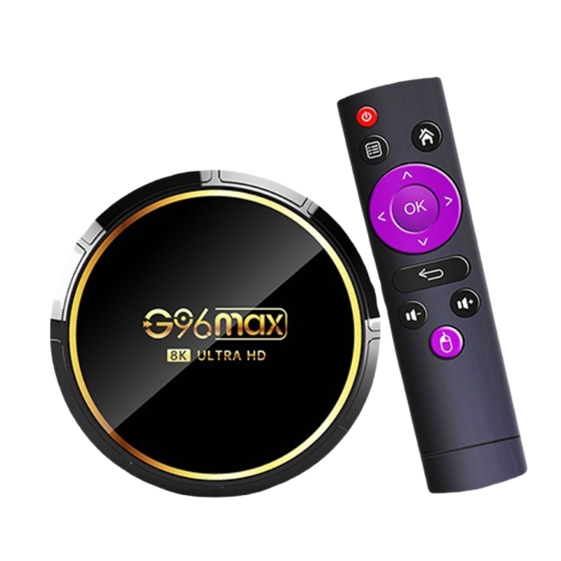 Android TV Box 4K 8K HD Android 13.0 Bluetooth Dual Wifi Bands Media Player Quad Core 64bit CPU 4G 128G IR Control H96max G96max 8K RK3528 WIFI6 BT Smart tv box