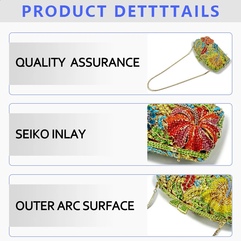 Super Glitter Glass Clutch Rhinestone Evening Bag Diamond-encrusted Handbag Womens Wedding Party Diamond Dinner Clutch 241231