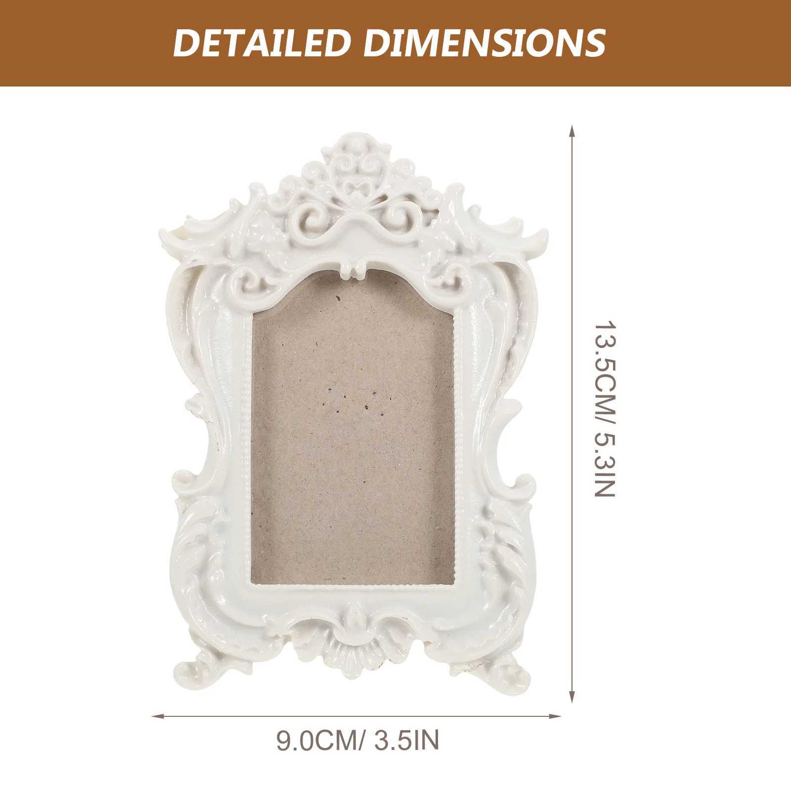 Frames Frame photo holder frame retro display gold desktop rural wedding commemorative Baroque decoration CL241231 H260306