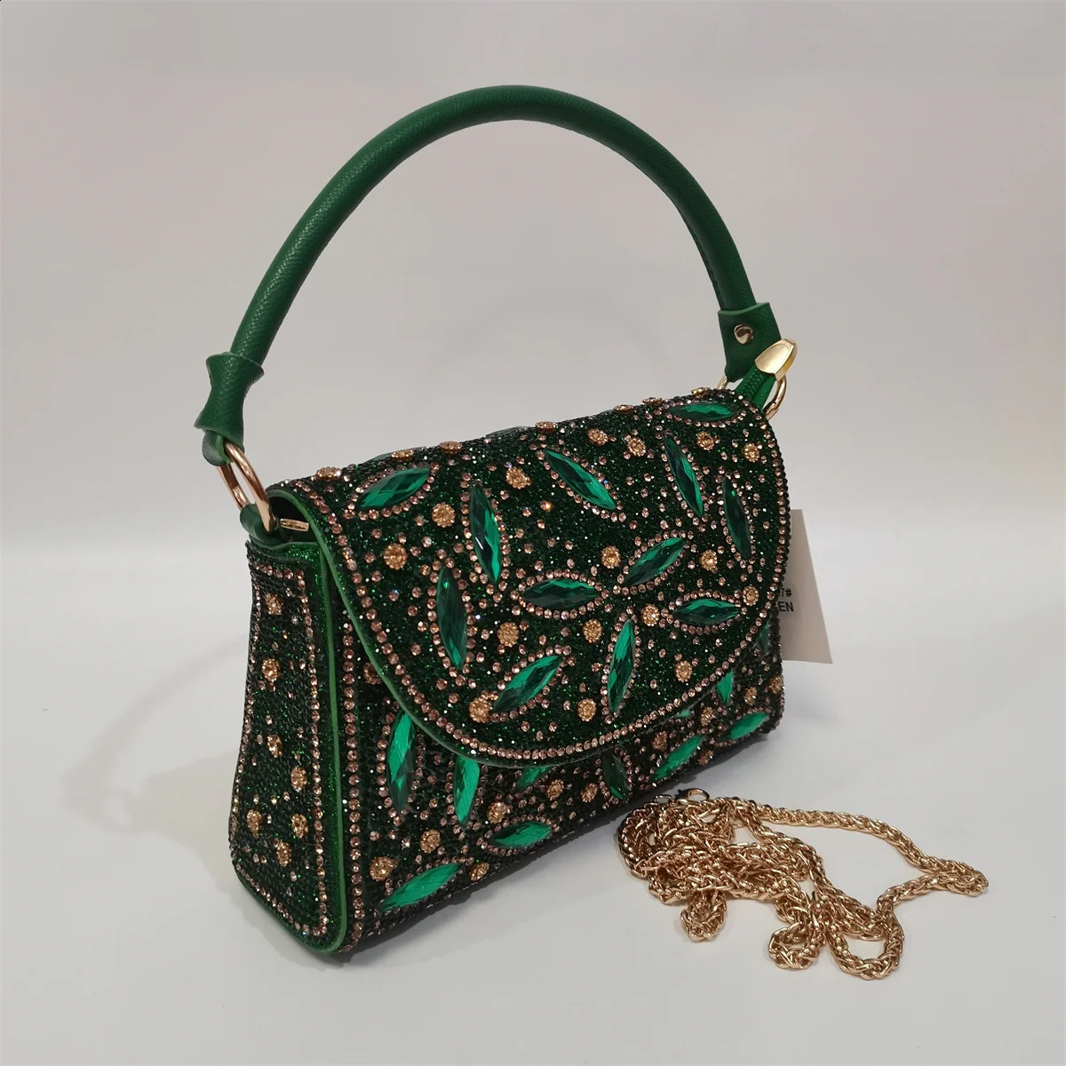 High Quality Women Crystal Clutch Evening Bag Rhinestone Bag Lady Handbags Crossbody Shoulder Bags For Party F1031-2 241231