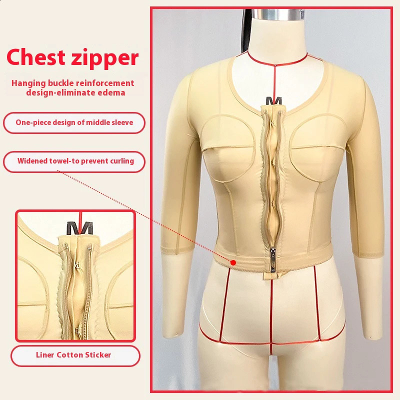 Women Shaping Tops After Breast surgery Arm Shapewear Postoperative Fxed Chest Liposuction Compression Underwear 241231