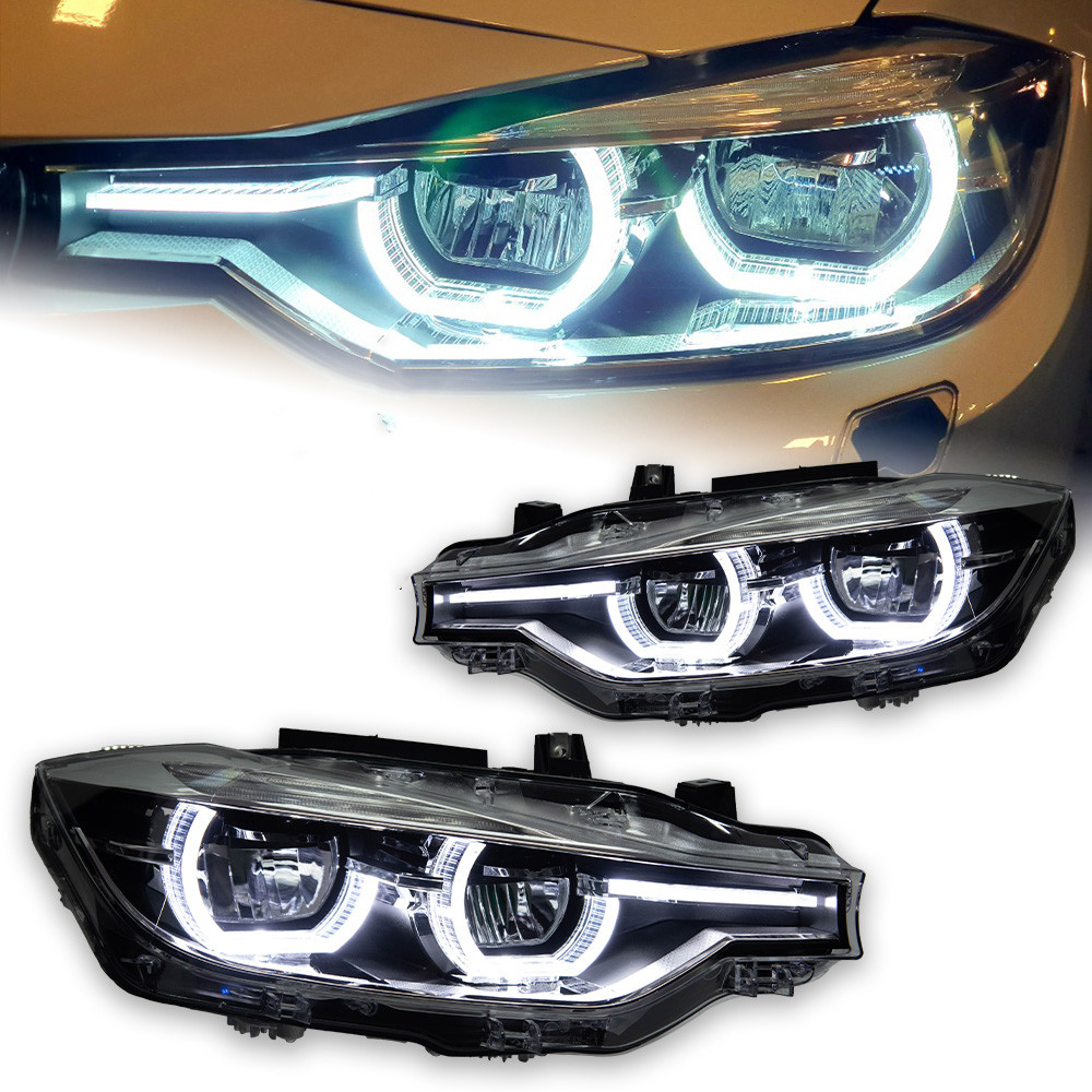 Headlight Assembly BMW F30 Headlights 20 12-20 19 F35 LED Headlight 320i 318i 325i Angel Eye DRL Signal Auto Headlights