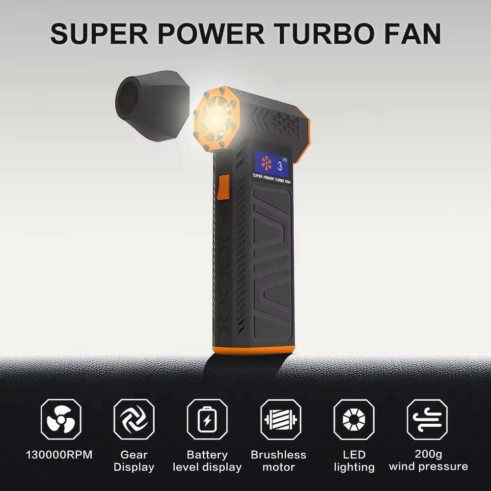 OEM/ODM Handheld Dry Powerful Wireless Compressed Turbo Jet Air Duster Gun Outdoor Cooking Car Care Portable Blower
