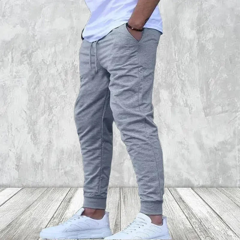 Summer sweatpants jogging casual pants gym breathable 241230