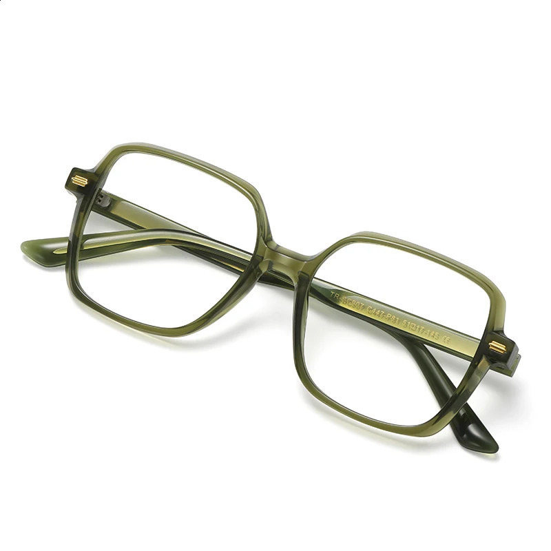 Women Fashion Acetate Blue Light Blocking Computer Glasses Without Degrees Female Square Eyewear Spectacles Frames BC907 241230