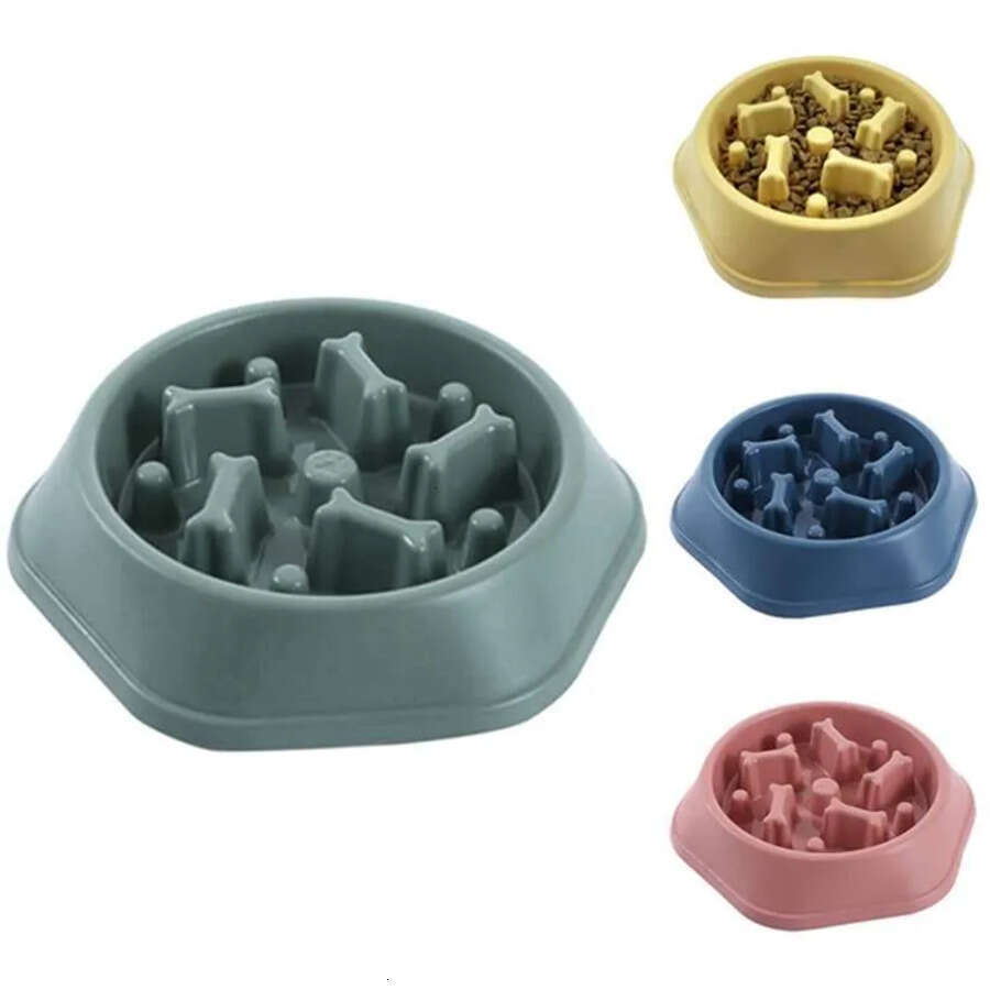 Anti Feeder Irrigation Healthy Diet Interactive Alternative Non Slip Dog Food Pet Bowl Slow