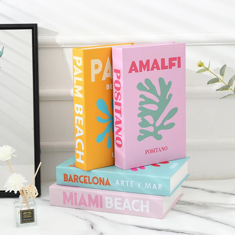Travel Series Book Decoration Coffee Table Decoration Living Room Fashion Prop Books Home Decoration Model Room IBIZA 241217