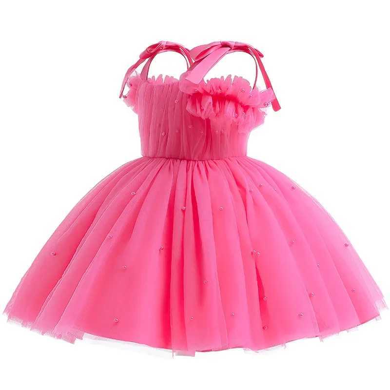 Baby Baptist Party Fashion Womens Wear Girls First Birthday Par Wedding Girl Princess Christmas Costume Baby Vestdos W241231