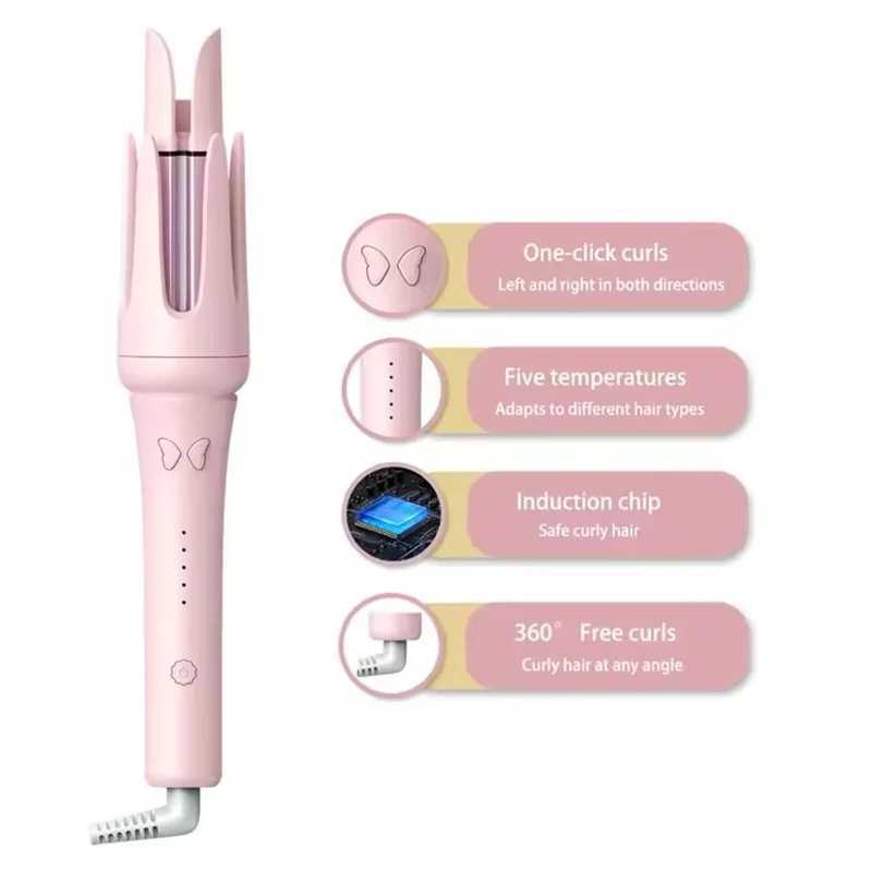 Professional Portable Automatic Hair Curler Irons Multi Curling Iron Rotating Tools Auto Hair Curler WandXJ241231