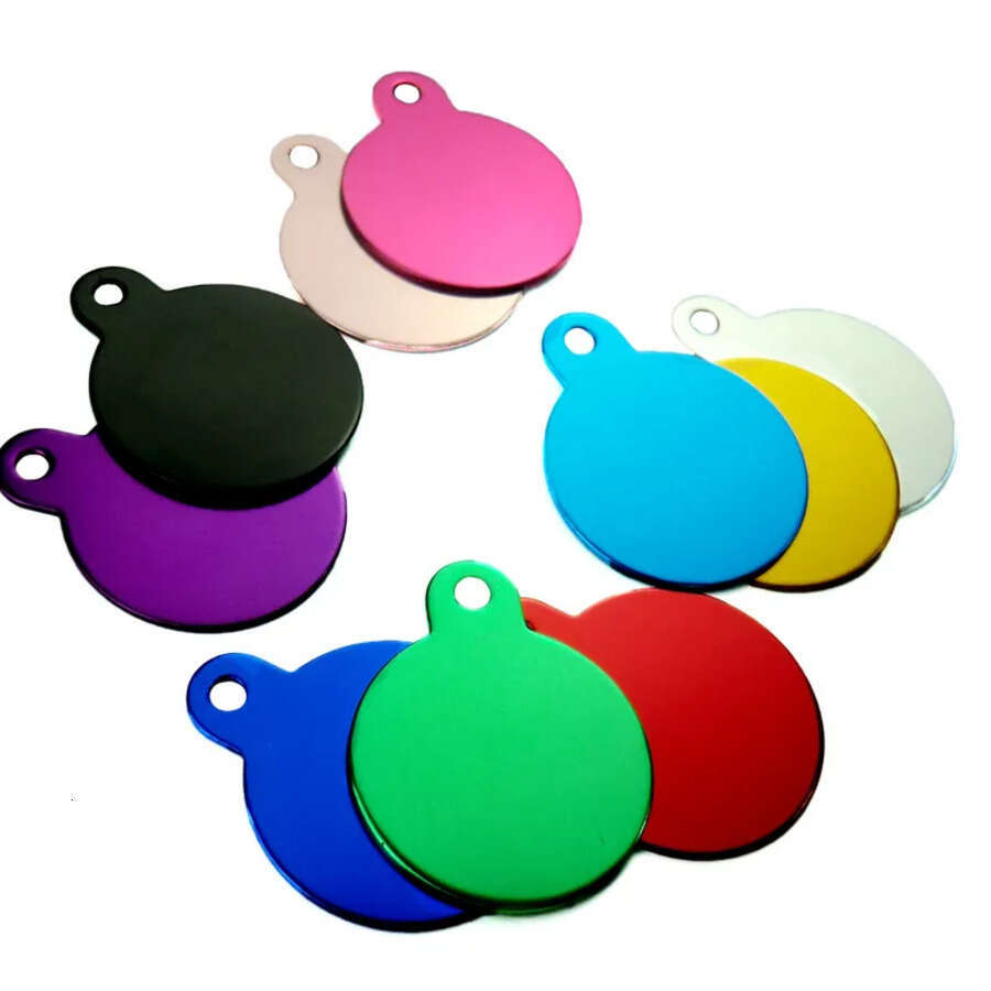 ID DIY Card Metal Aluminum Alloy Pet Durable Easy To Use Dog Cat Tags