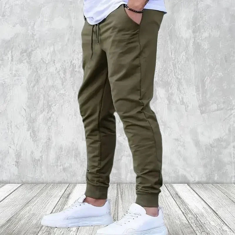 Summer sweatpants jogging casual pants gym breathable 241230