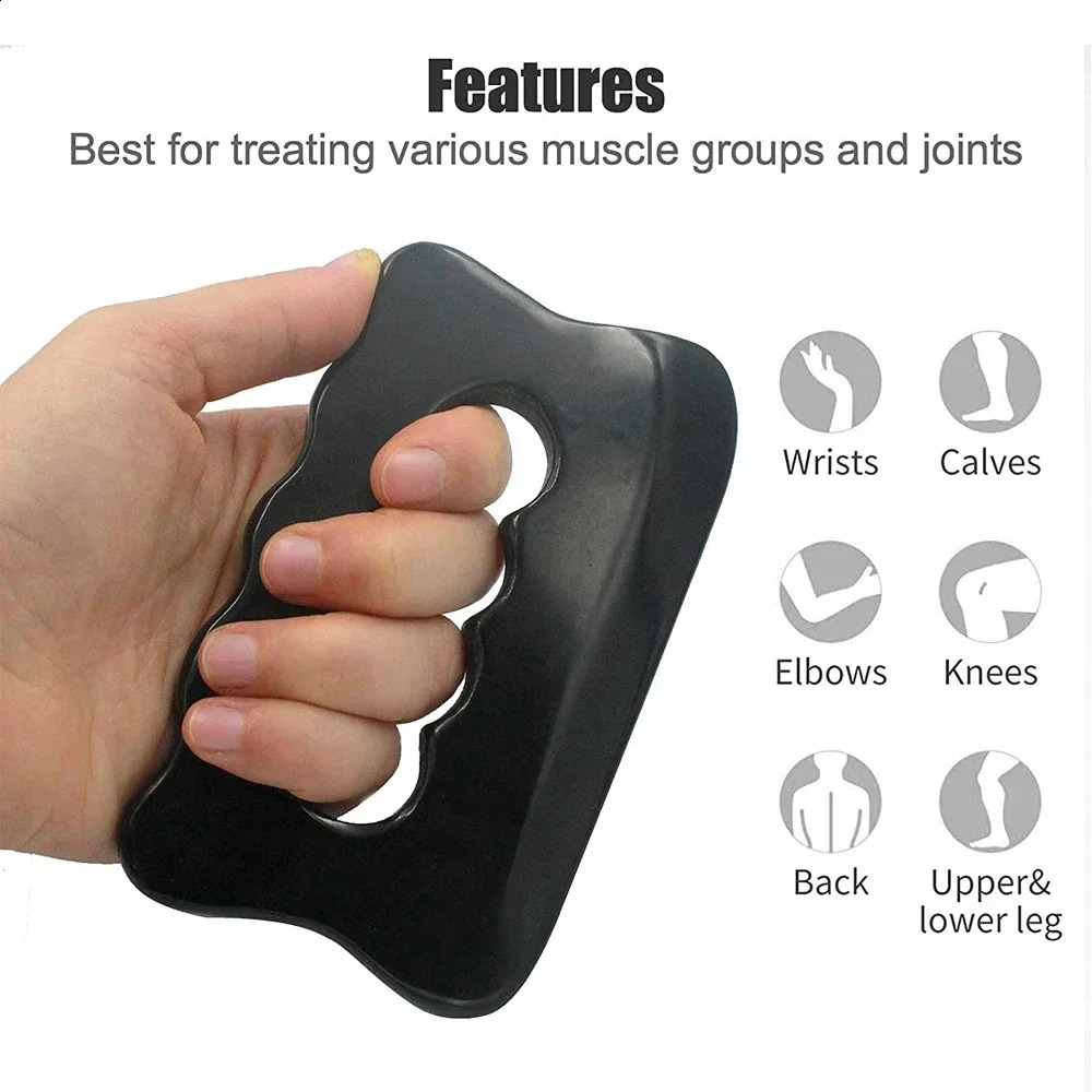1 PCS Muscle Scraper Tool Gua Sha Body Tools Guasha Bian Stone Scraping Massage Tools Used for Back Leg Arm Neck Shoulder 241230