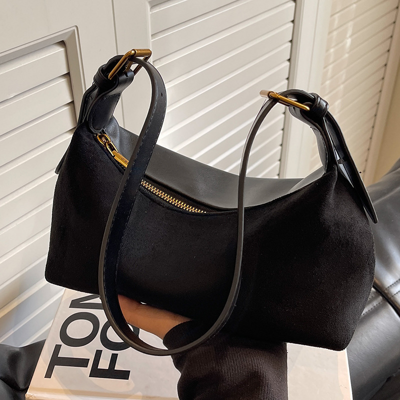 Women Shoulder Fashion Large Capacity Niche Designer Bag High-End Retro Style Triple Black Coffee Khaki Green fashion