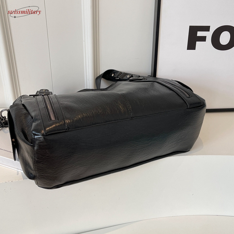 2025 High Quality Women's New Urban Trend Style Shoulder Bag Versatile Casual Large Capacity Commuter ZipperHandbag 9#41 swissmilitary