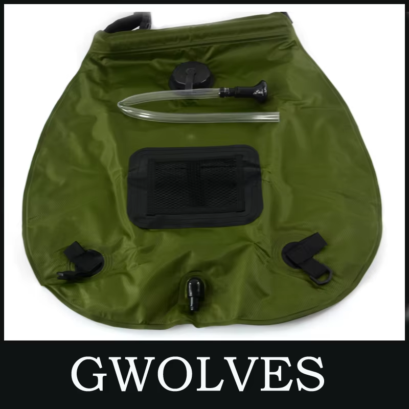 outdoor portable heating camping solar shower bag for camping hiking