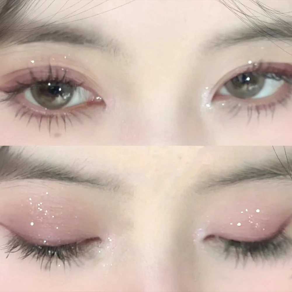 Eyeshadow Palette Long lasting Waterproof Simple Halo Dye Rose Nine Palace Grid Low Saturation Smoke Pink Rose Tray W241230