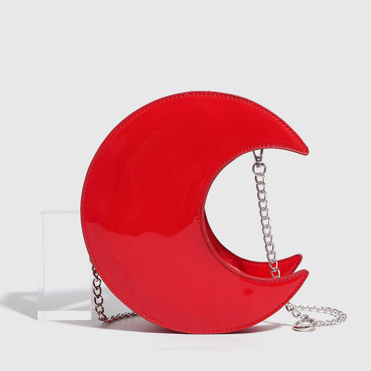 Fashionable and versatile women's shoulder bag, diagonal cross bag, box bag, moon bag 241215