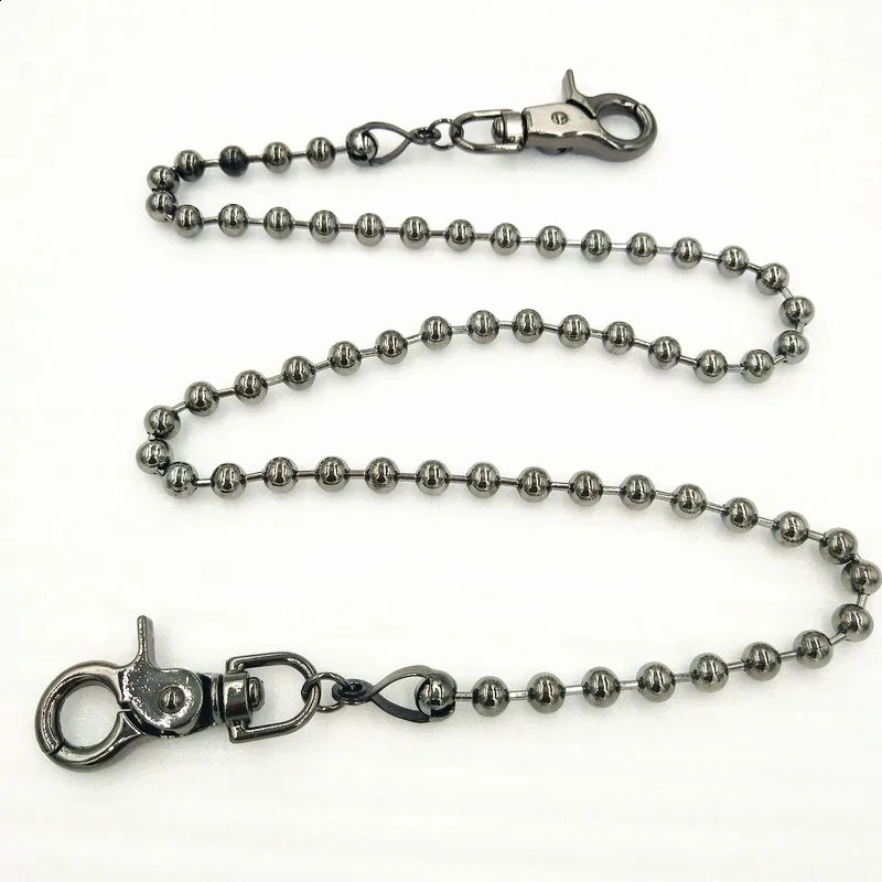 keychain pubg Punk Men Wallet Belt Chain Ball Metal Trousers Chain For Jeans Pants Fashion Jewelry For Men Women 241230