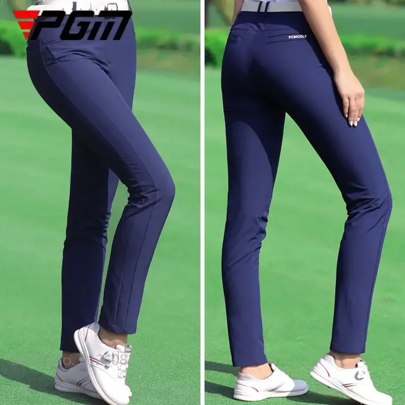 PGM Golf Trouser Ladies Slim Golf Long Pants Women Quick Dry Tight Pant Breathable Elastic Sports Trousers Casual Bottoms XS-3XL 241226