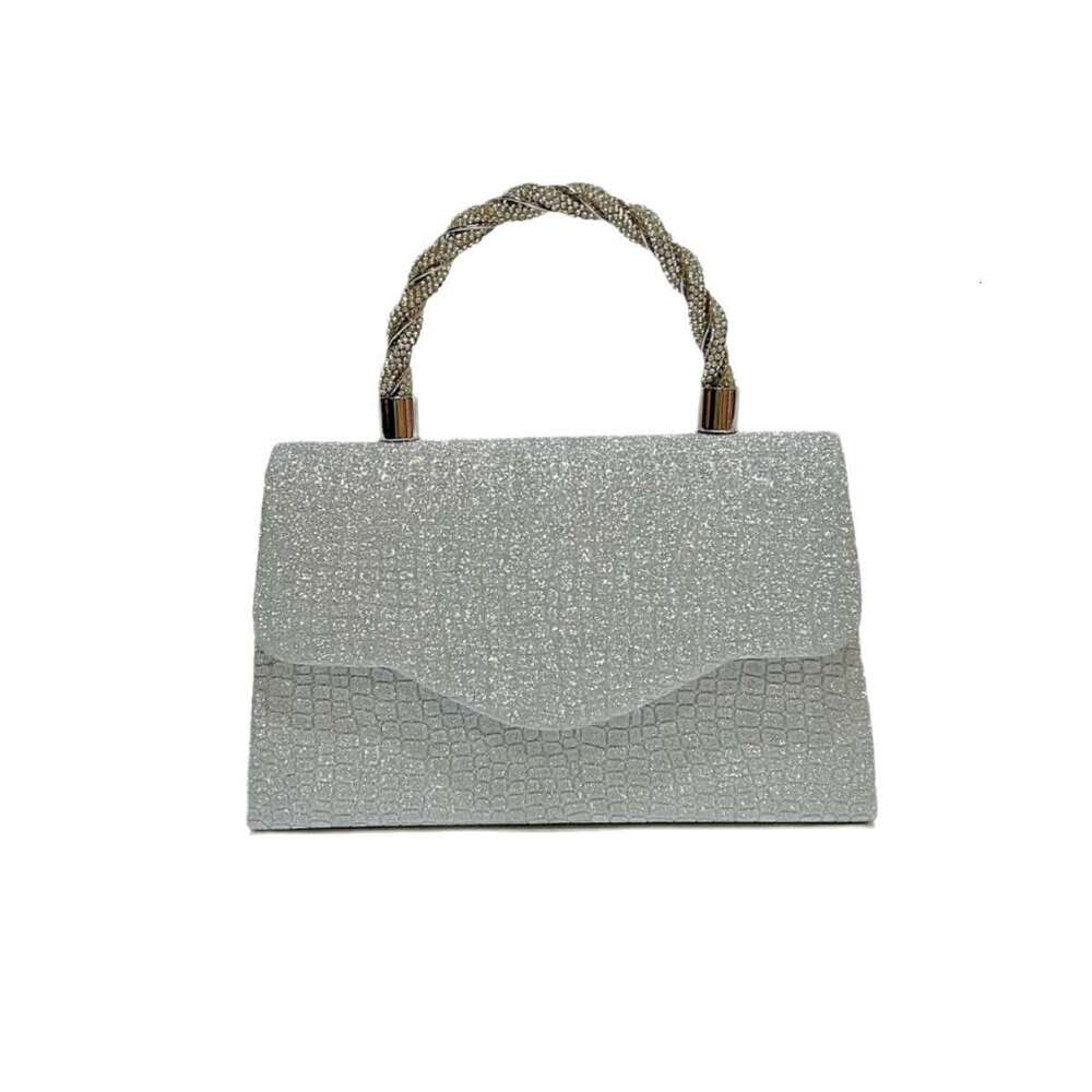 Korean New Dia Banquet Cross Border European And American Women's Shining Handbag KTV Princess Dress Bag