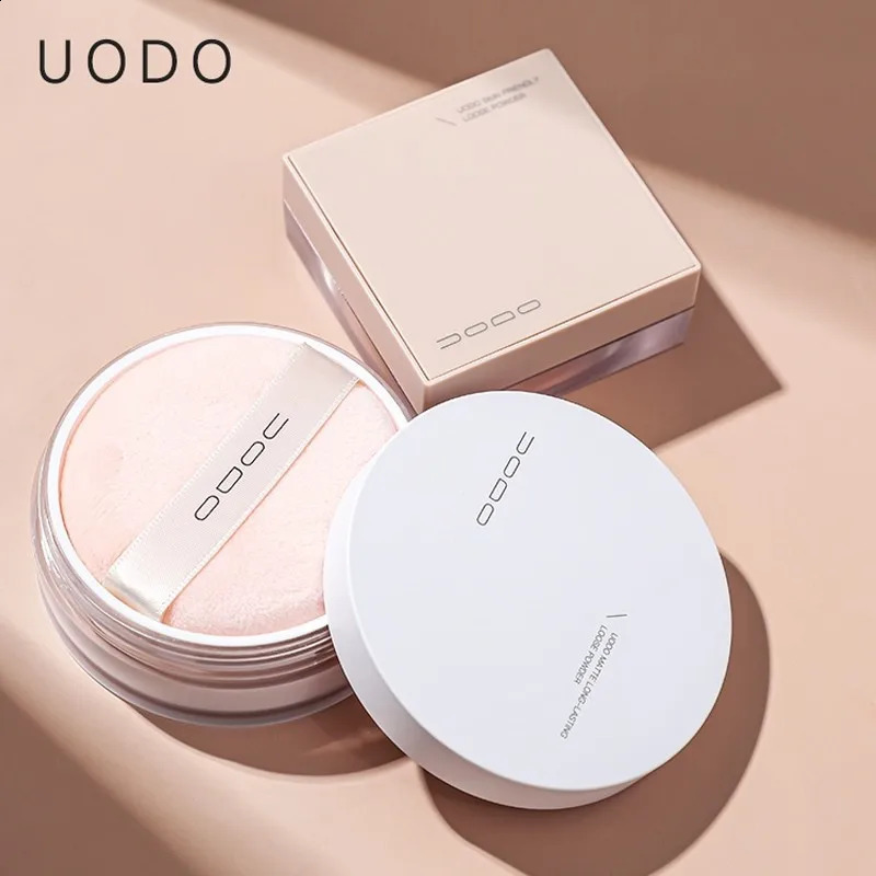 UODO Loose Powder Matte Translucent Setting Powder Cosmetics Waterproof Oil-control Velvety Professional Lasting Powder Makeup 241231