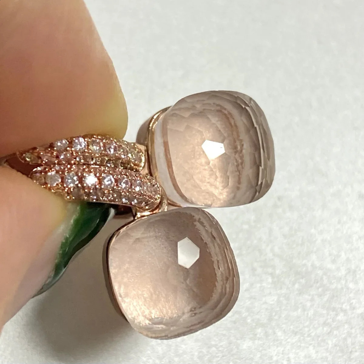 Classic Candy Color Earrings Inlay Transparent Zircon 27Colors Crystal Earrings Rose Gold Plated Fashion Jewelry For Women 241230