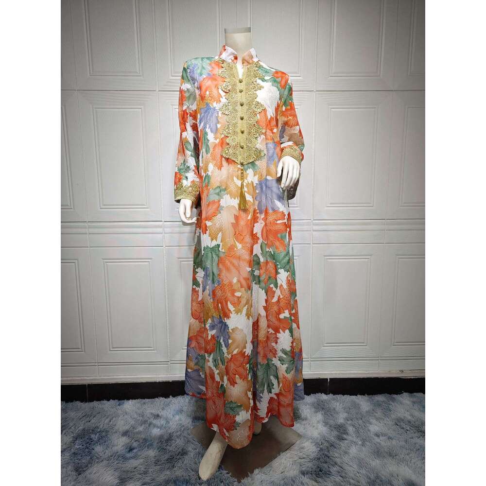 Arab Dubai New Dress Women's Muslim Robe