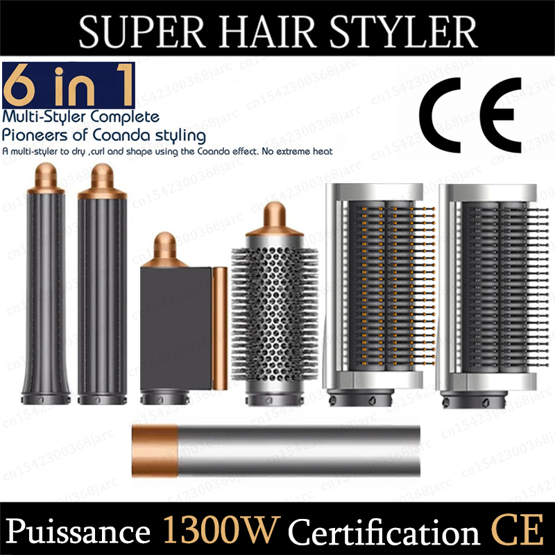 Sencicimen X9 Professional 220V Multi Curg Iron Styler Straightener Women Styg Brush Curly Hair Dryer