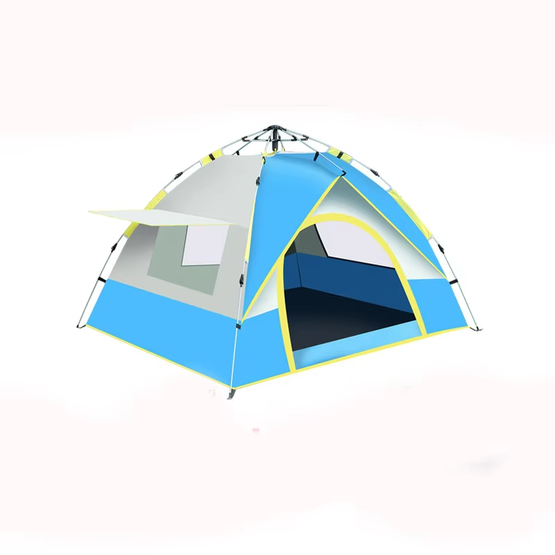 Outdoor waterproof large camping tent Pop up instant 3 person family camping tent