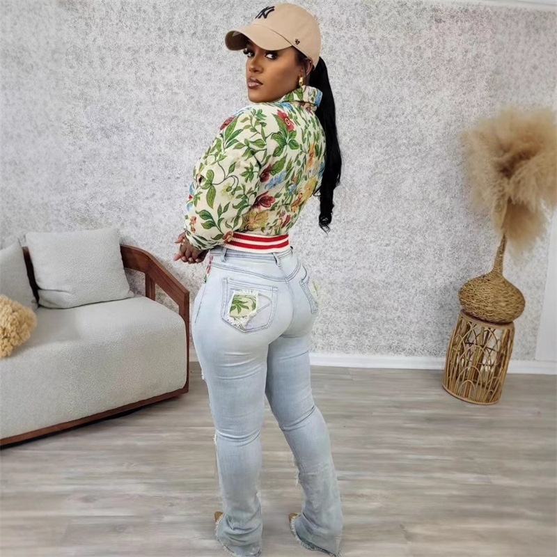 Womens Jacket Designer 2025 New Fashionable Casual Printed Baseball Jacket (including Lining)