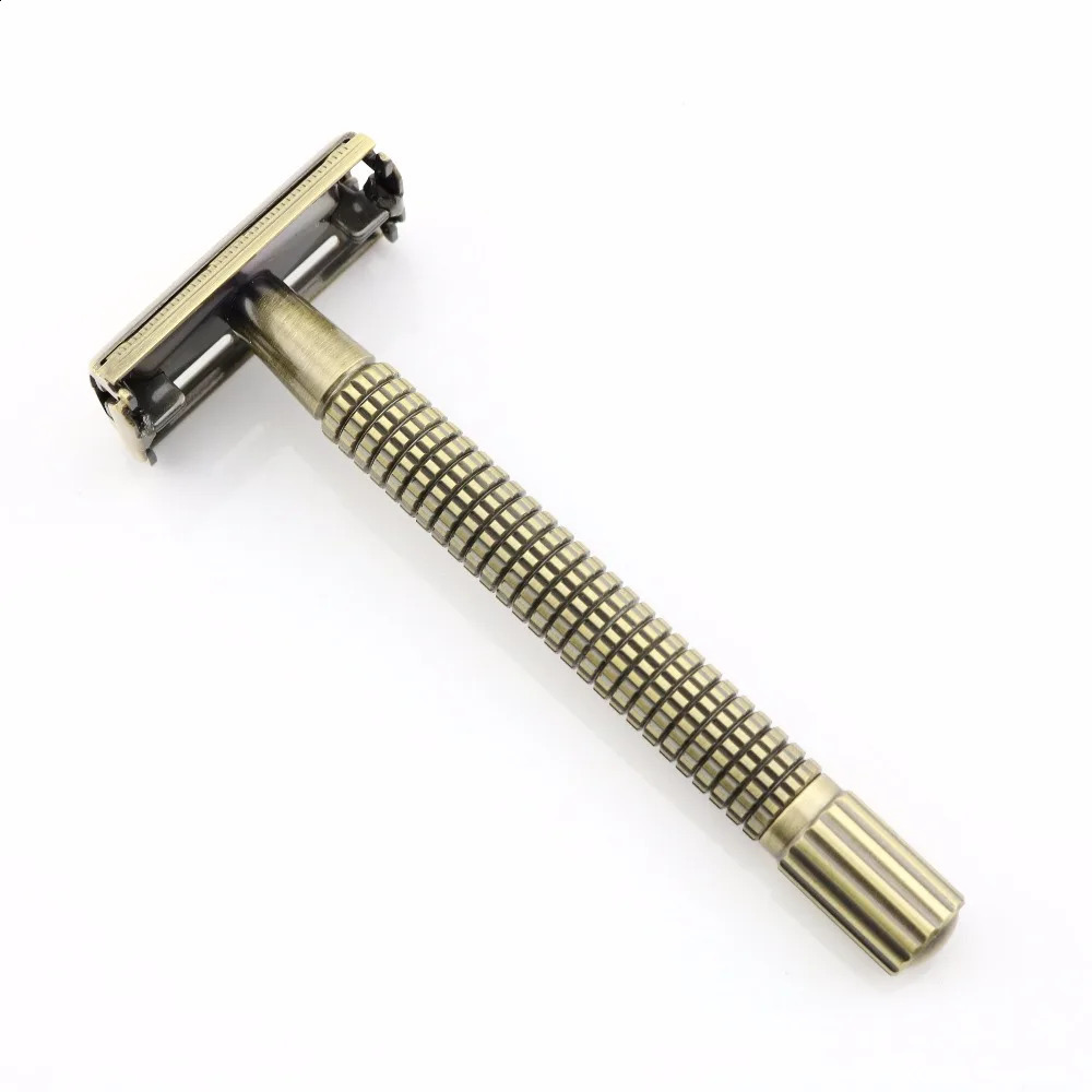 Weishi butterfly safety shaving razors Classic Manual safety razor Long handle Silvery Gun color Bronze Black High quality 241230