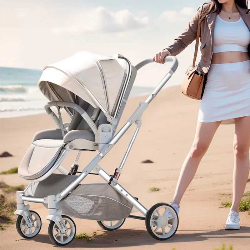 Baby Stroller Infant Cradle Carriage Bassinet Cart Portable Travel SystemXJ241231
