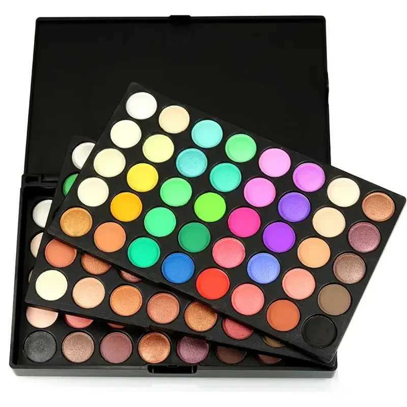 POPFEEL brand 120 color flash eye shadow palette matte eye shadow tray shimmer nude makeup palette set cosmetics set W241230